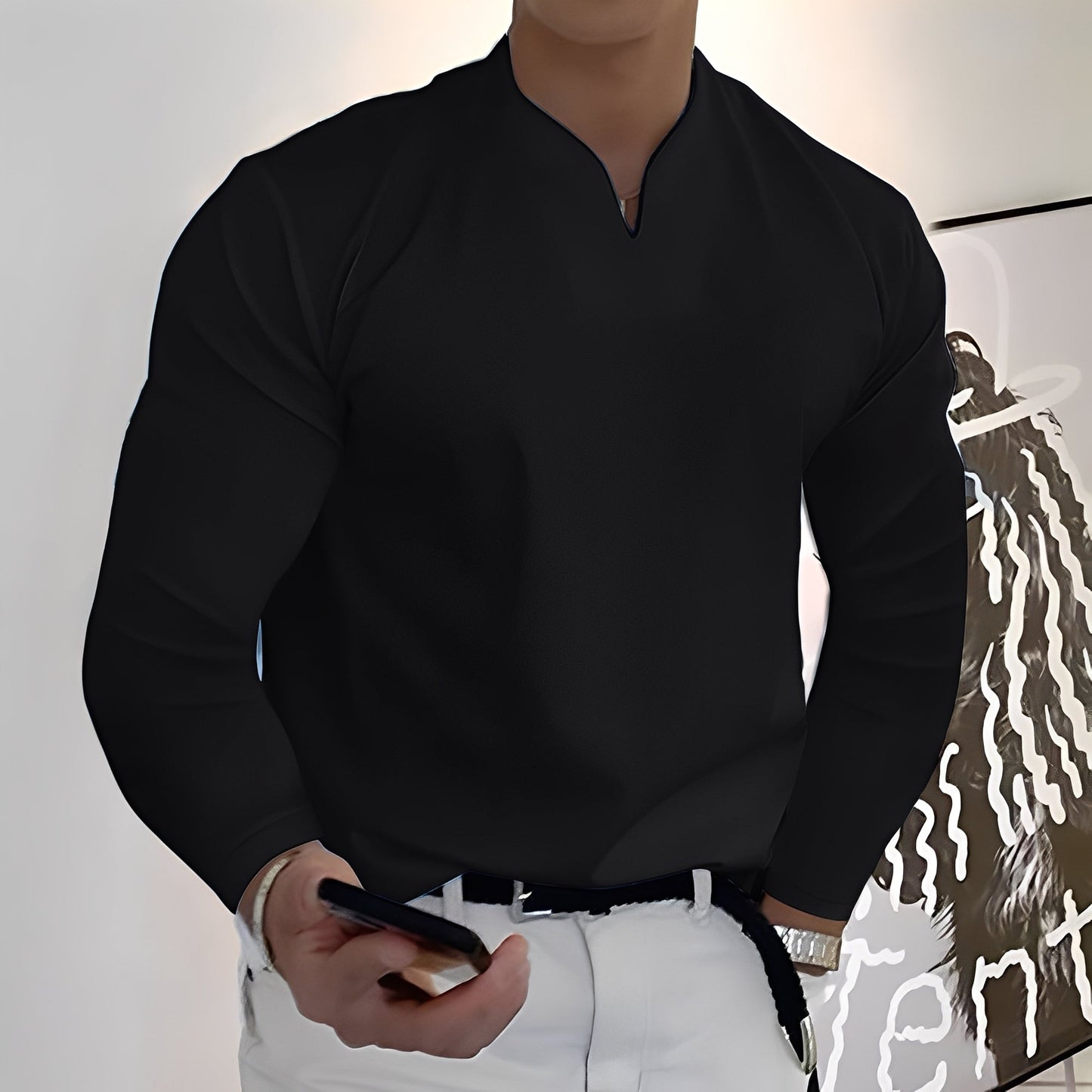 Corentin - Lässiges Langarmhemd für Herren