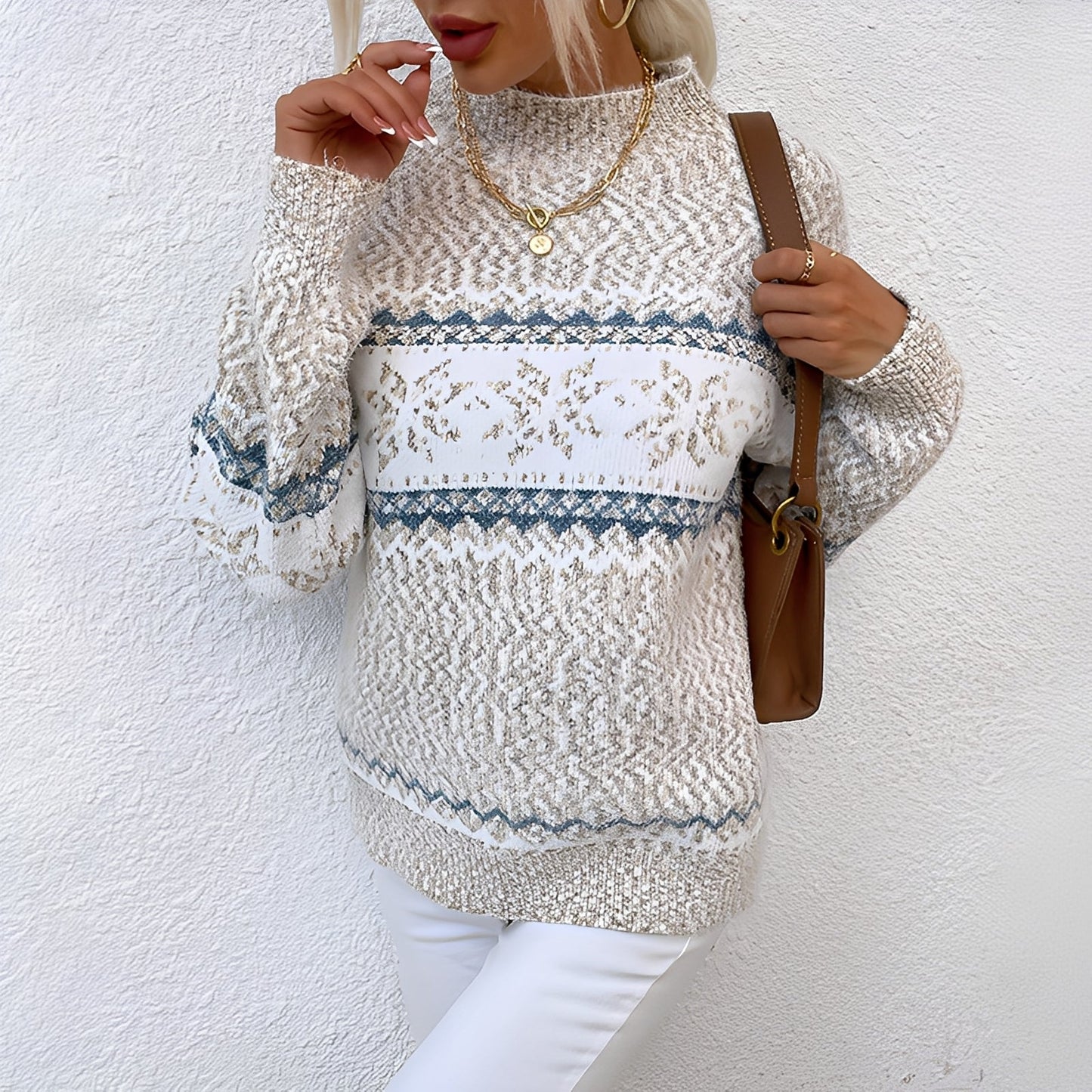 Joselyne - Wollpullover für Damen im Winter