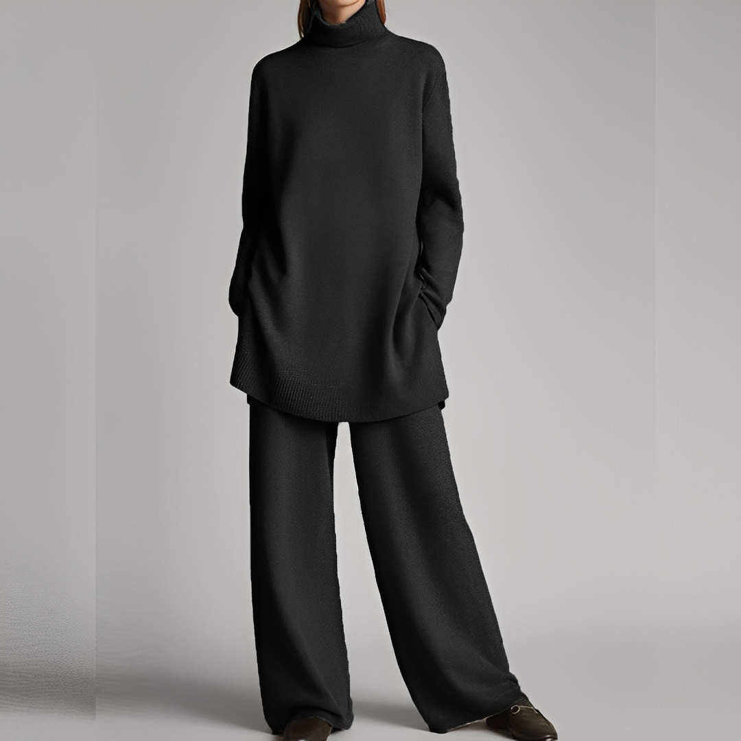 Mireille - Pullover und Winterhose lässige Frauen Ensemble