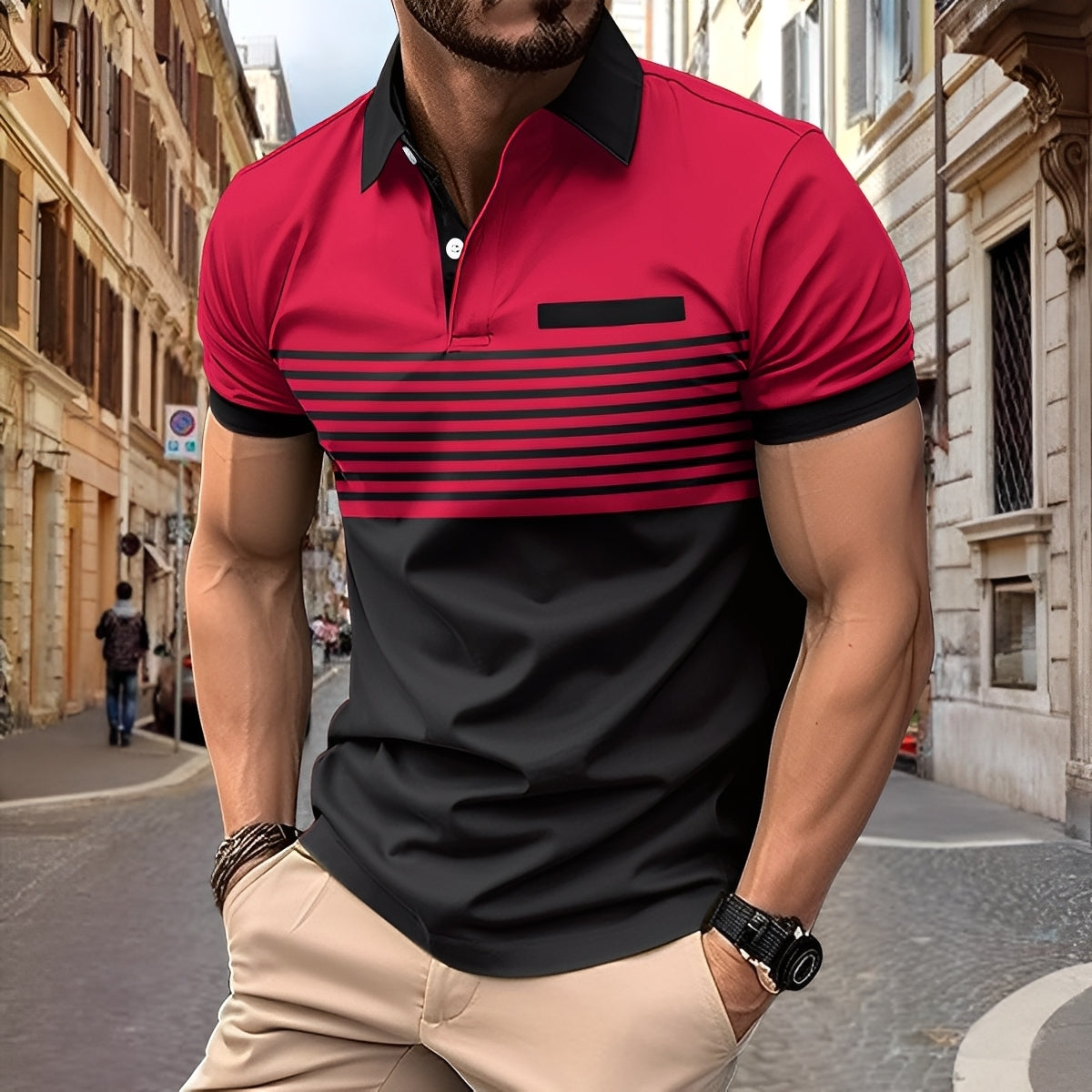 Derryl - Stylisches Männerhemd mit Streifen