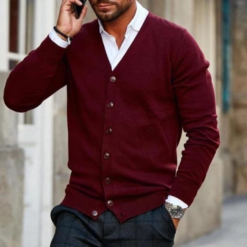 Jacques – Business-Cardigan mit Knöpfen