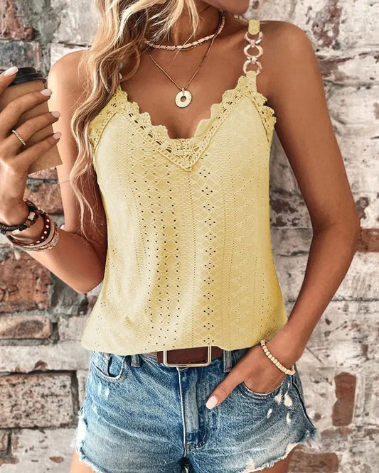 Manda - Stylisches Top mit Spaghettiträgern für Damen
