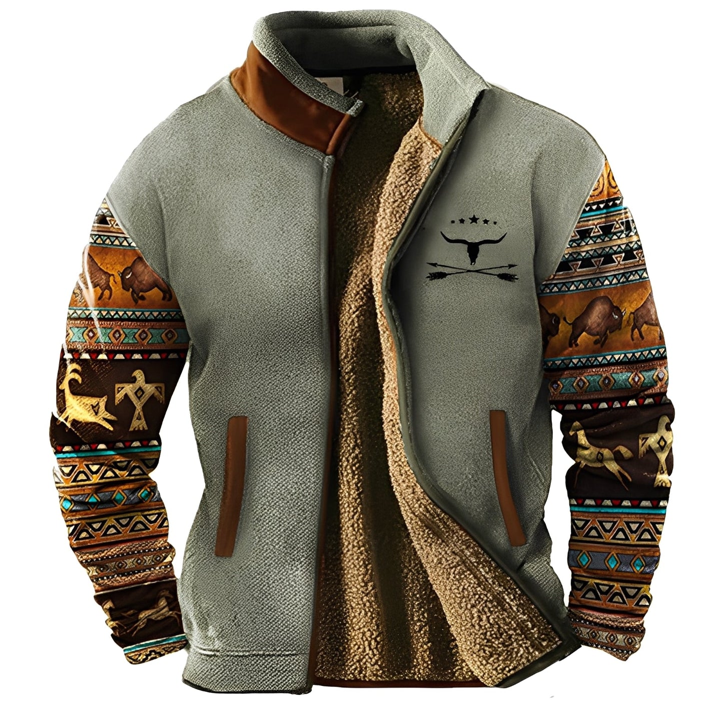 Todd - Stilvolle, warme Herren-Fleecejacke
