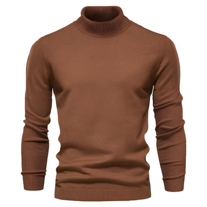 Evans - Herren-Rollkragenpullover, leicht und schmal geschnitten