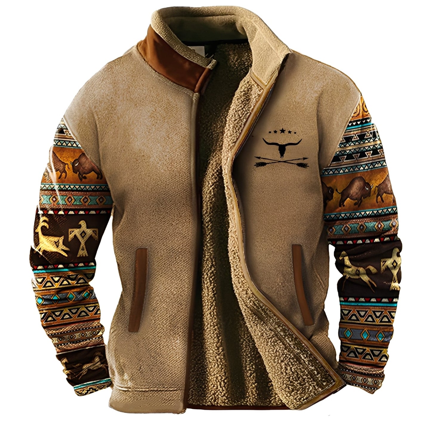 Todd - Stilvolle, warme Herren-Fleecejacke