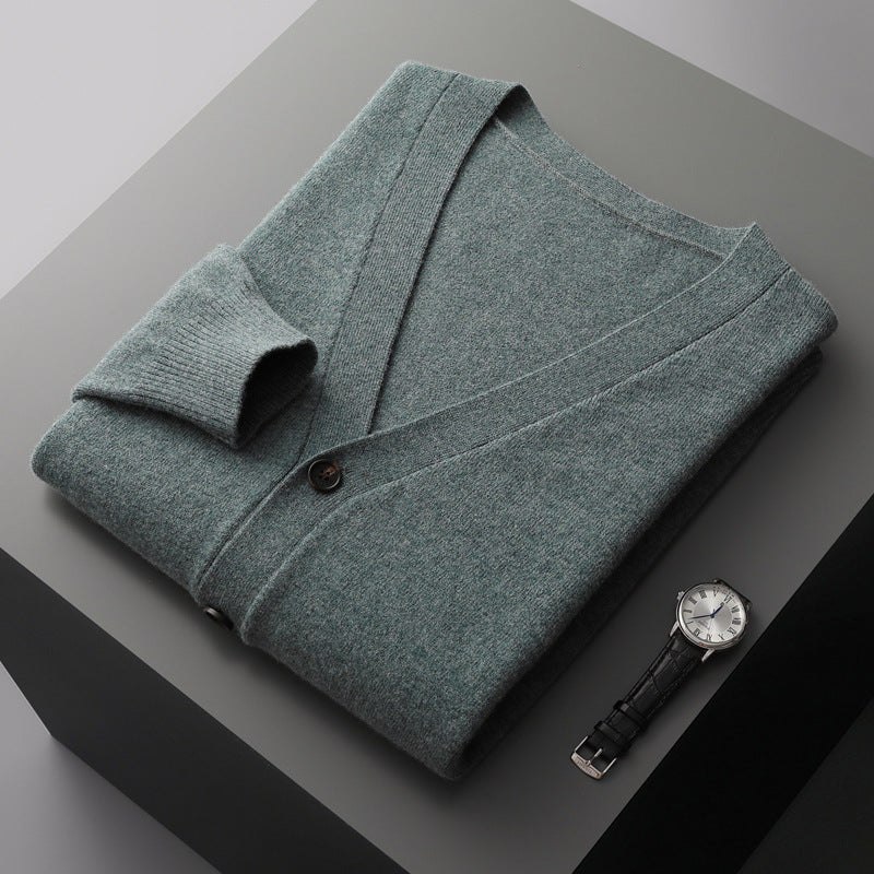 Anton - Moderner Wollcardigan für Herren