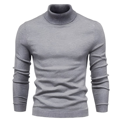 Evans - Herren-Rollkragenpullover, leicht und schmal geschnitten