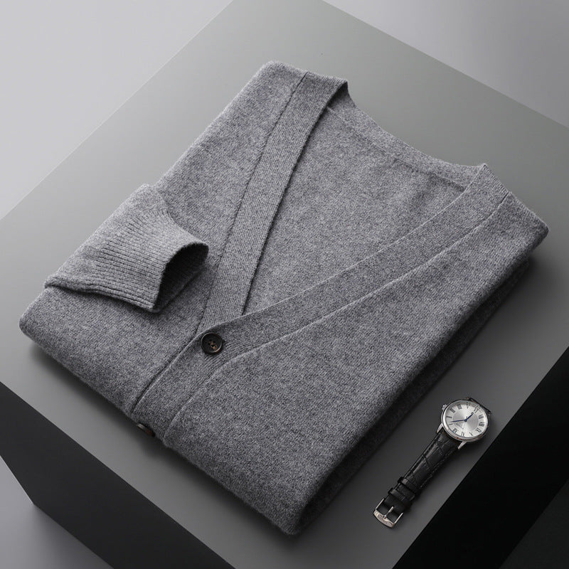 Anton - Moderner Wollcardigan für Herren