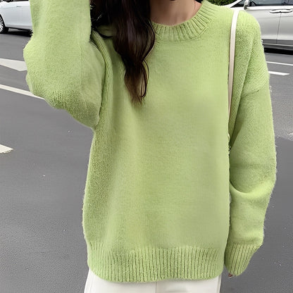 Roxanna - Damen Oversize-Pullover mit minimalistischem Look