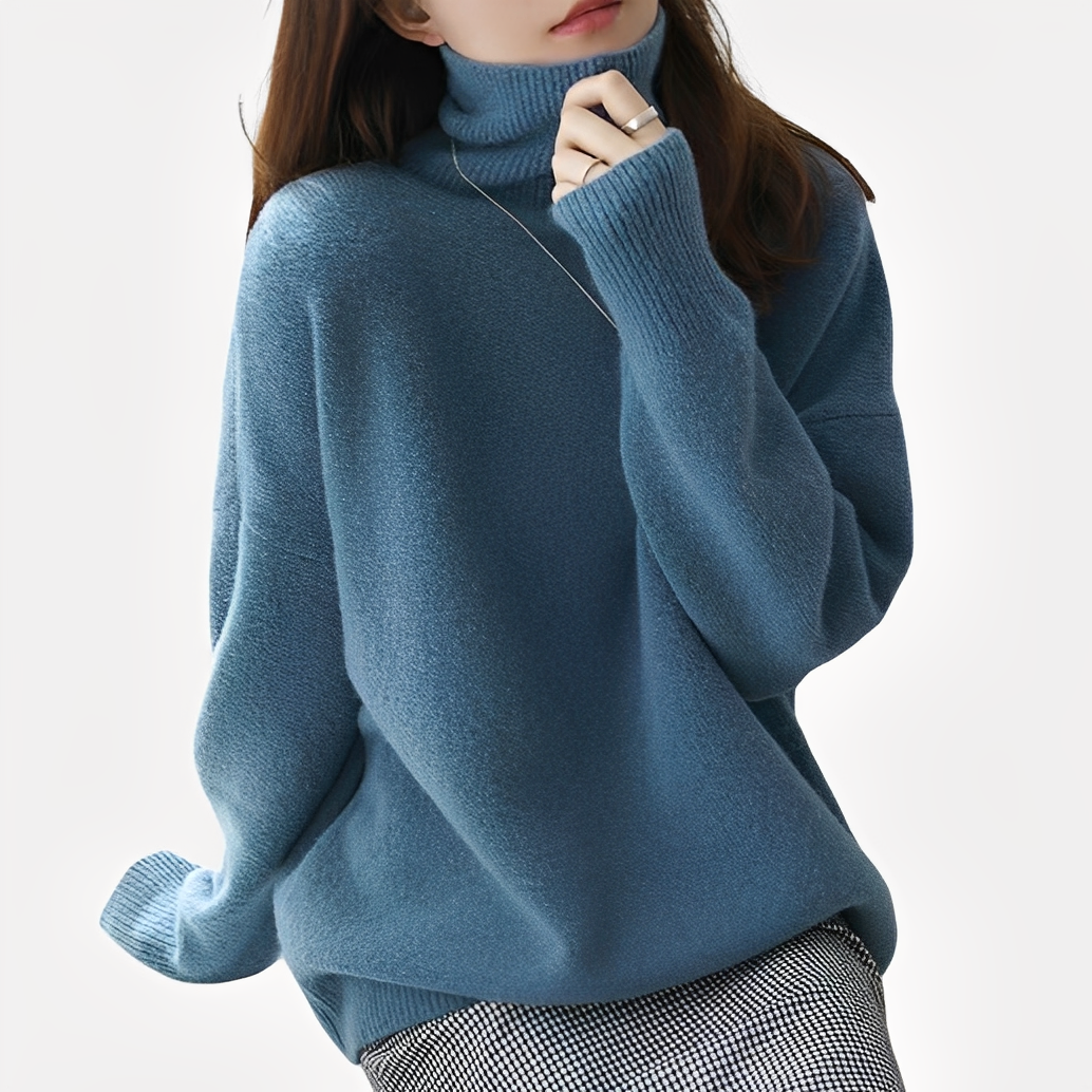 Amilia - Eleganter und lässiger Damen Rollkragenpullover