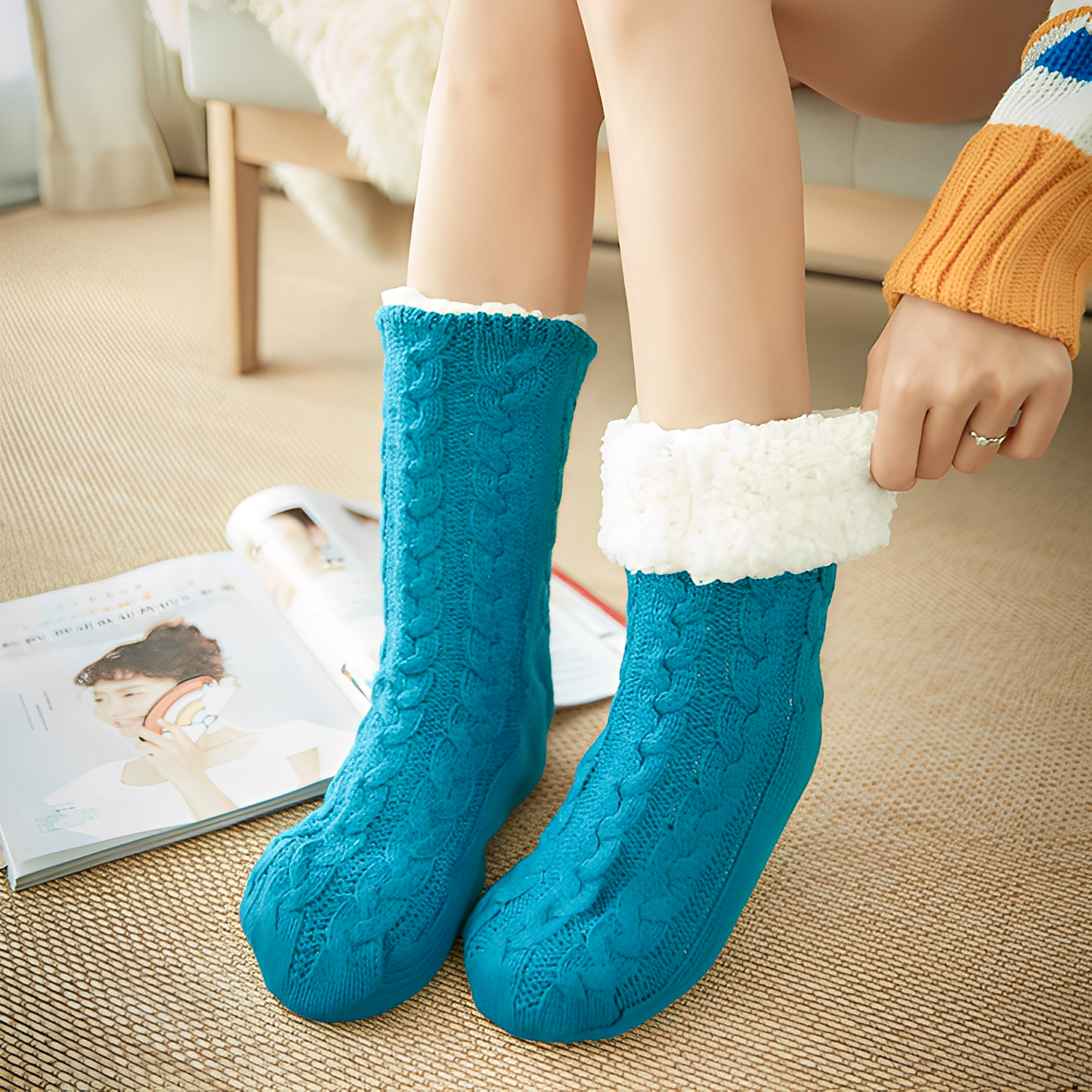Karissa - Weiche, warme Damensocken