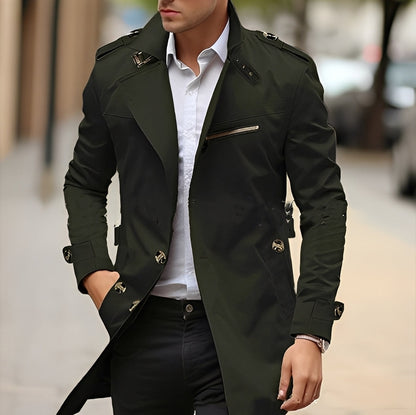Kendrick - Eleganter Herren-Trenchcoat mit Reverskragen