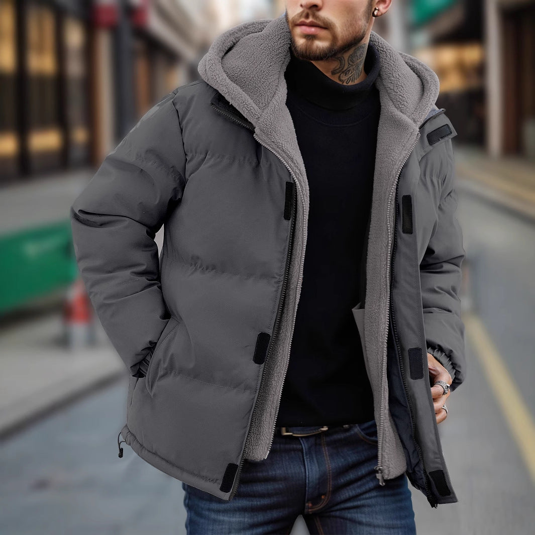 Ritchie - Warm gefütterte Herrenjacke mit Kapuze