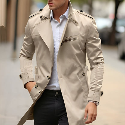 Kendrick - Eleganter Herren-Trenchcoat mit Reverskragen
