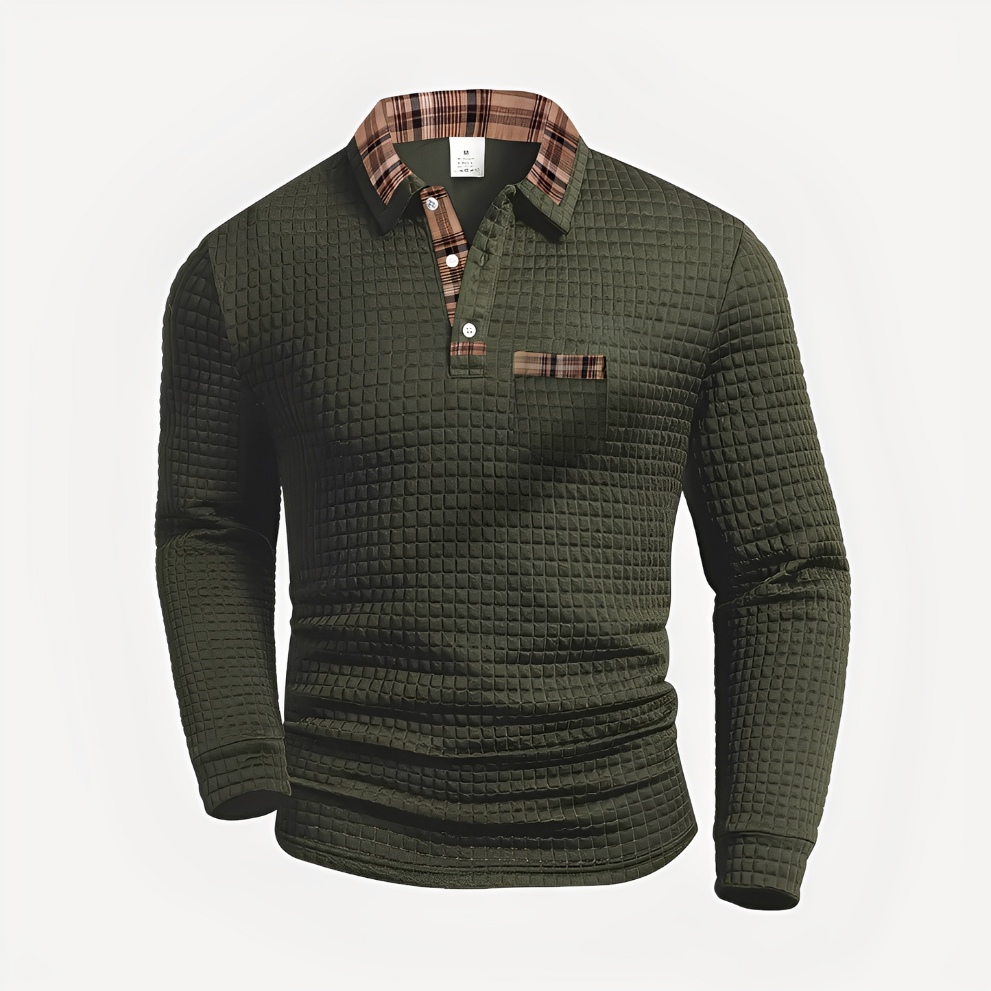 Morris - Elegantes Langarm-Poloshirt für Herren