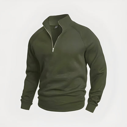 Wiley - Komfortabler Herren-Fleecepullover mit Reißverschluss