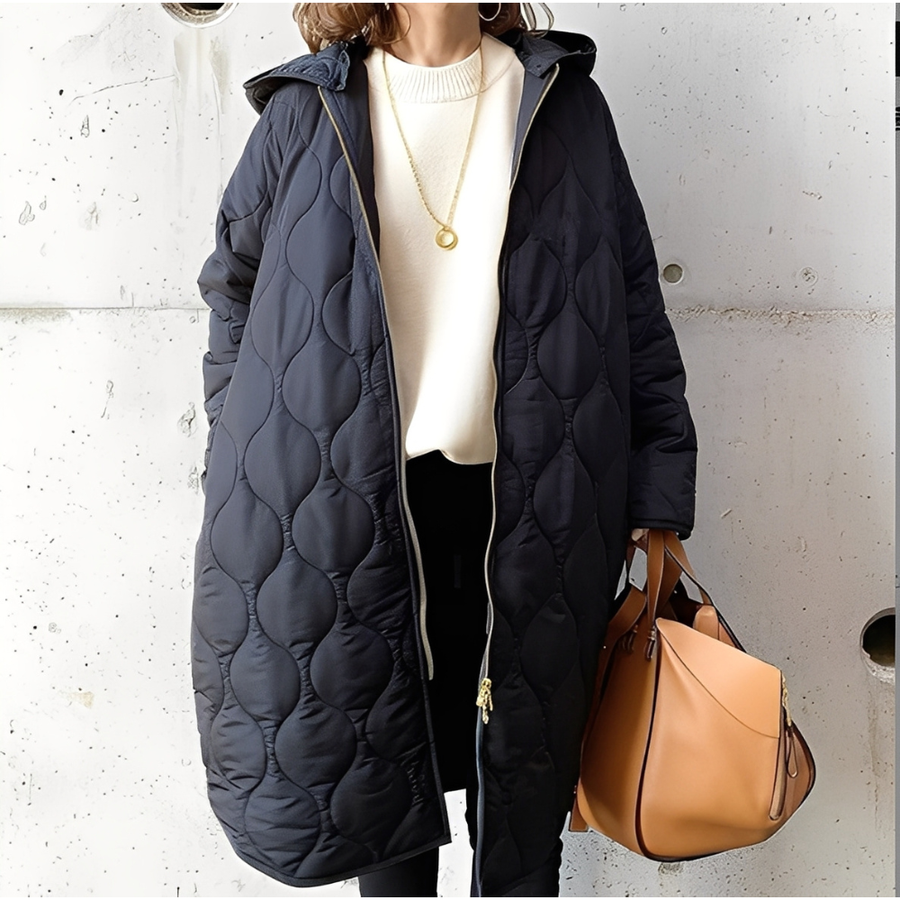 Suzanne - Damen-Kapuzen-Steppjacke für kalte Tage