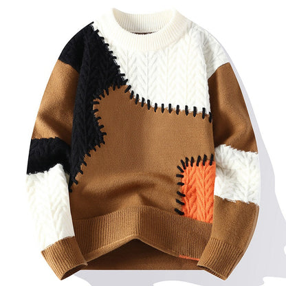 Jayce - Stilvoller, locker geschnittener Pullover mit Struktur für Herren