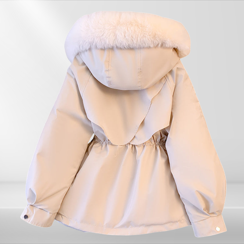 Cloe – Damen-Daunenjacke mit abnehmbarem Kragen