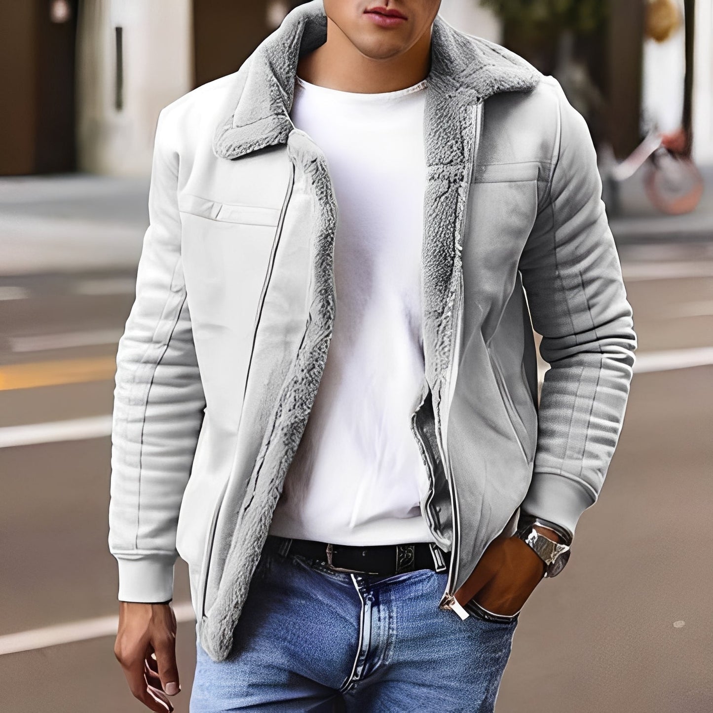 Josh - Elegante, warme Herrenjacke