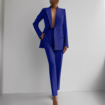 Marguerite - Anzugset formell mit langem Blazer für Damen