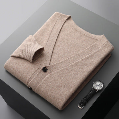 Anton - Moderner Wollcardigan für Herren