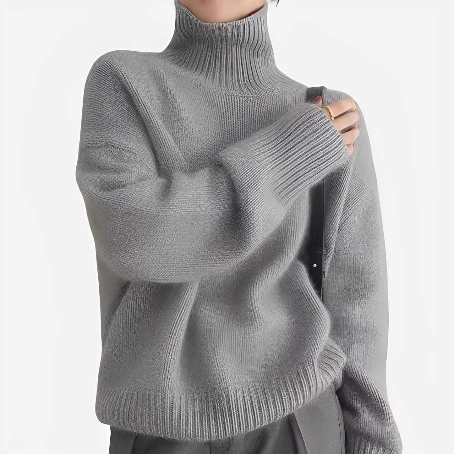 Amilia - Eleganter und lässiger Damen Rollkragenpullover