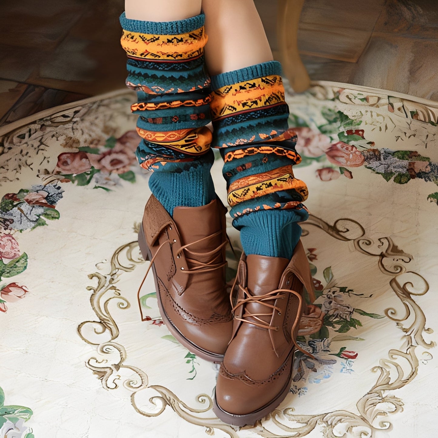 Suzanna - Modische, warme, dicke Baumwollsocken für Frauen