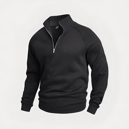 Wiley - Komfortabler Herren-Fleecepullover mit Reißverschluss