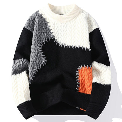 Jayce - Stilvoller, locker geschnittener Pullover mit Struktur für Herren