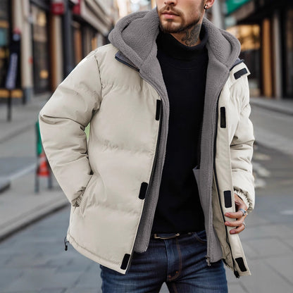 Ritchie - Warm gefütterte Herrenjacke mit Kapuze