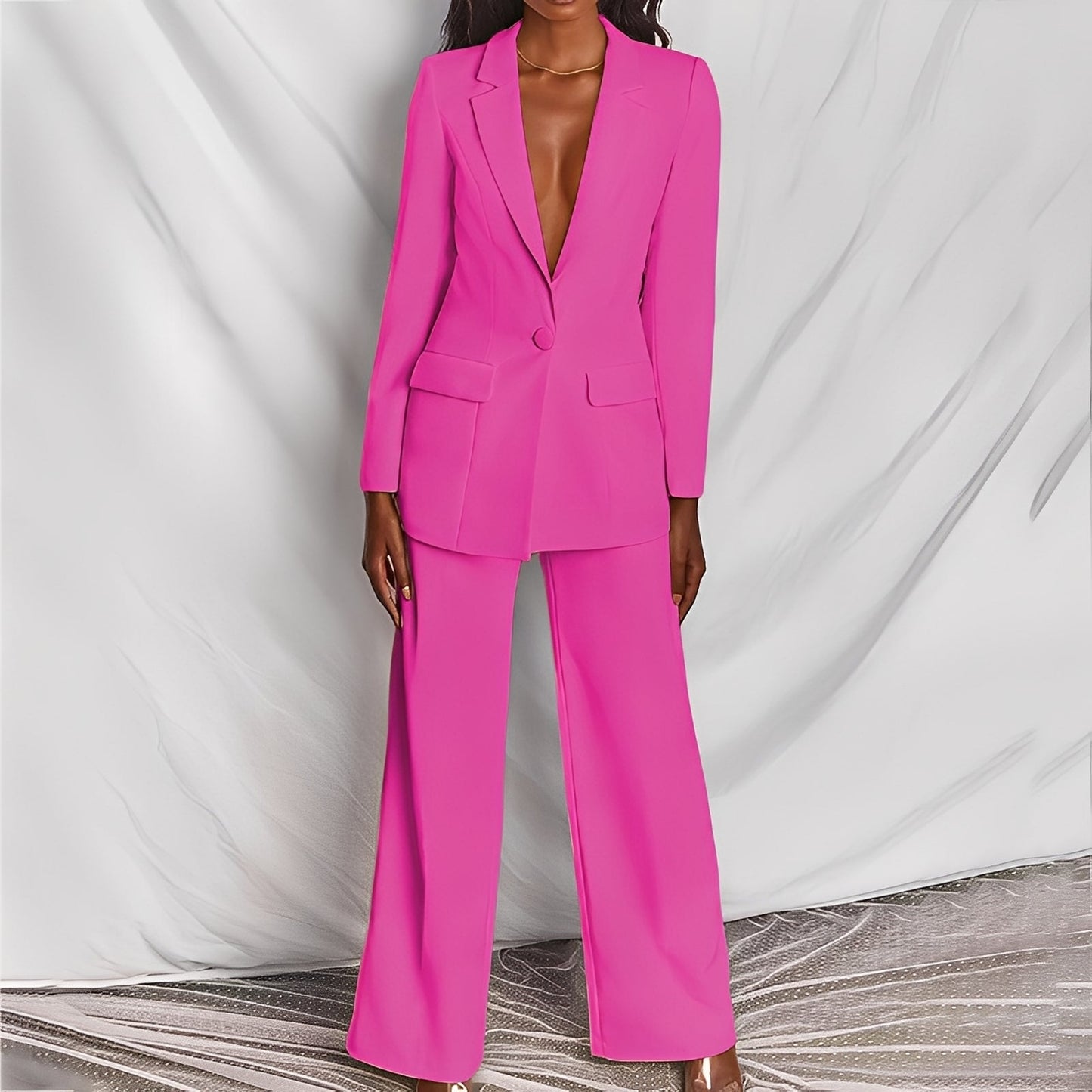 Lara - Eleganter Blazer und angepasste Hose für Damen Set