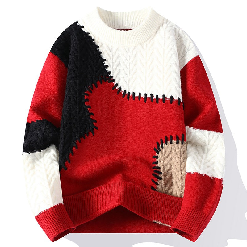 Jayce - Stilvoller, locker geschnittener Pullover mit Struktur für Herren