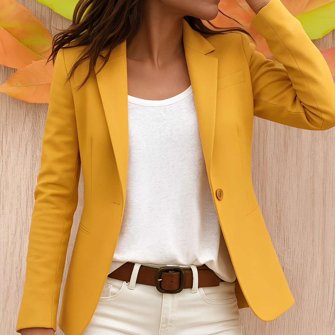 Michèle - Eleganter einreihiger Blazer für Damen