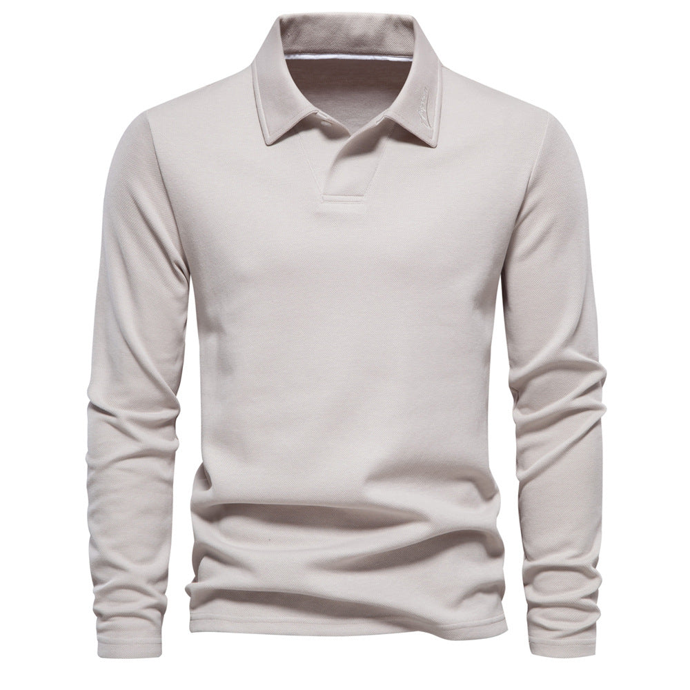 Elvin - Herren Langarm-Poloshirt: Klassisch und bequem