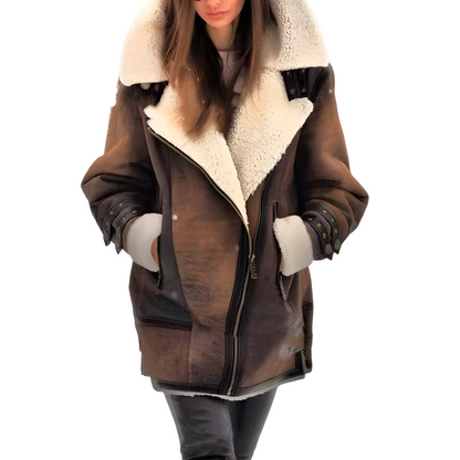 Leilani - Stilvolle Damenlederjacke mit komfortablem Futter
