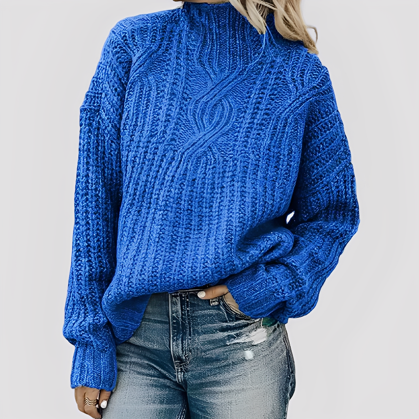 Julianne - Eleganter, gemütlicher Damenstrickpullover
