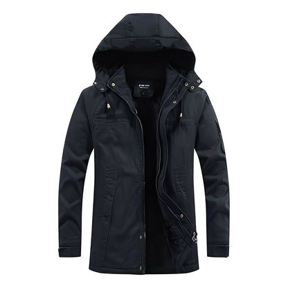 Bryan - Vielseitige Herrenjacke mit Fleecefutter und Kapuze
