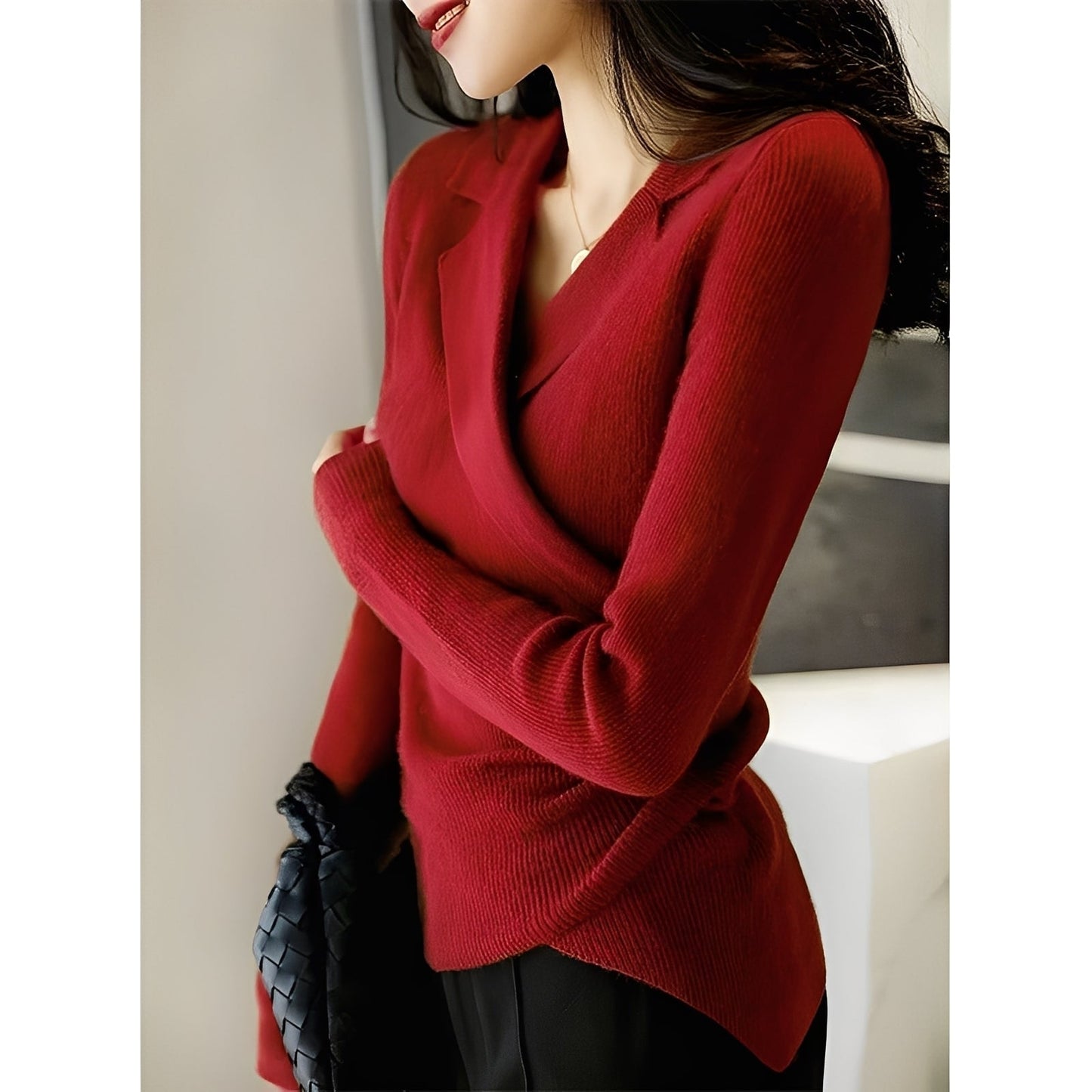 Yara - Eleganter Pullover mit langen Ärmeln für Frauen