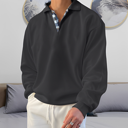 Colsen - Herrenpullover mit modernem Reißverschluss
