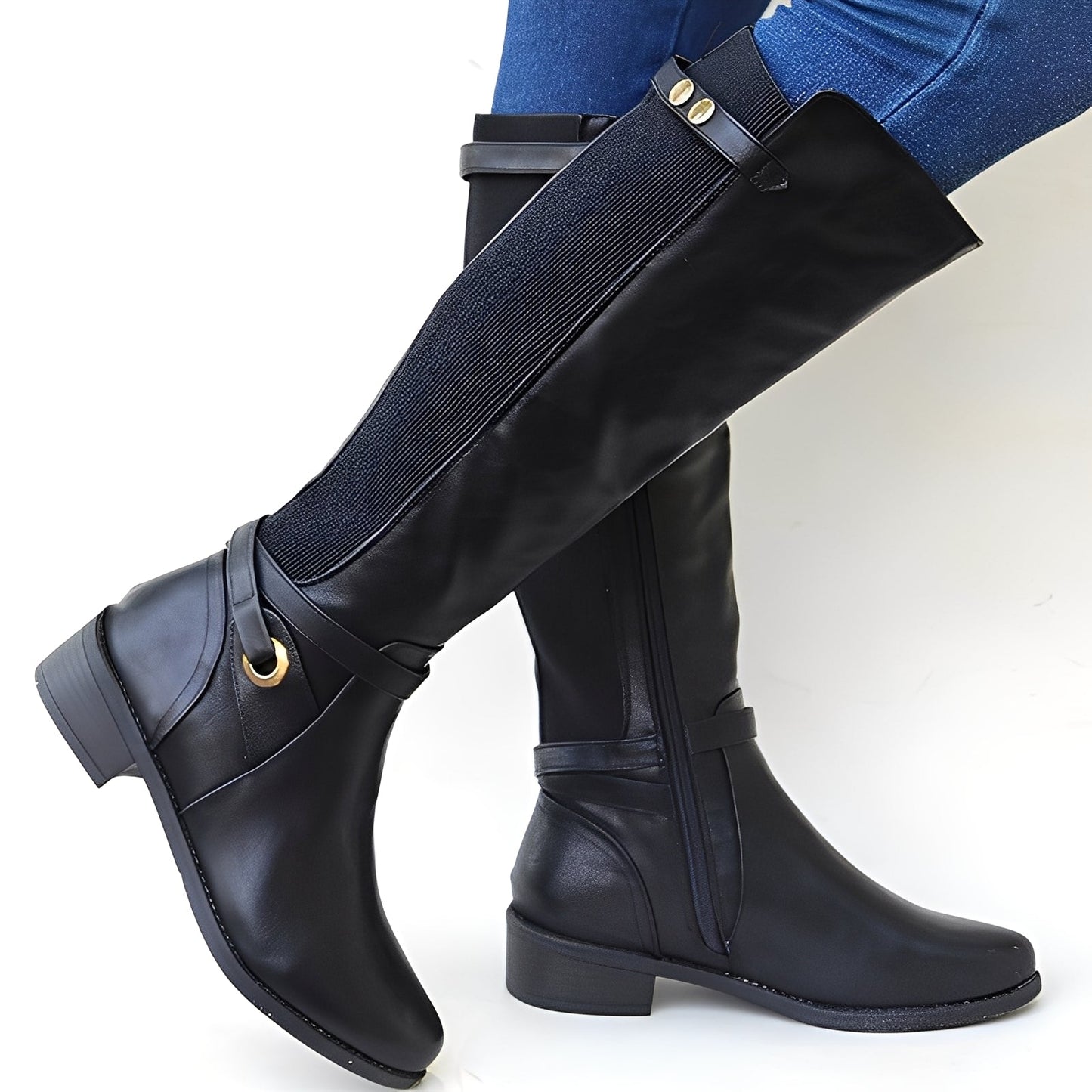 Megan - Zeitlose und widerstandsfähige Damenlederstiefel