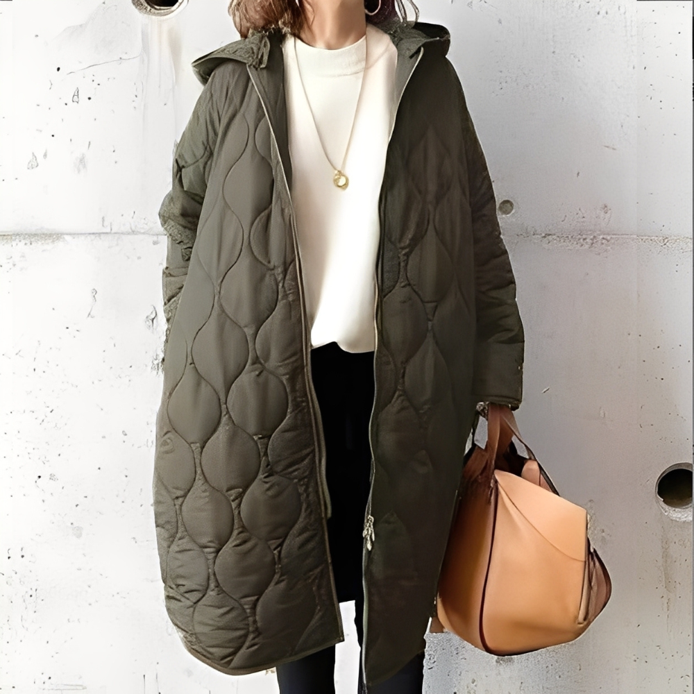 Suzanne - Damen-Kapuzen-Steppjacke für kalte Tage