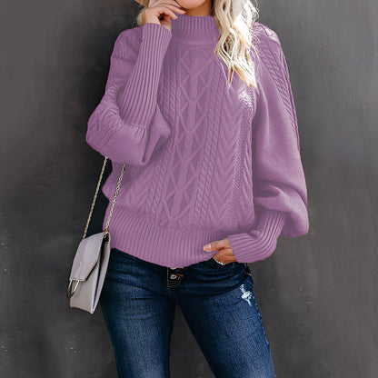 Jemima - Schicker, legerer Damen-Rollkragenpullover