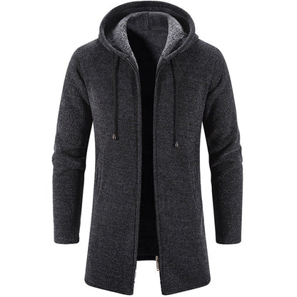 Reginald - Bequeme, warme Fleecejacke mit Kapuze für Herren