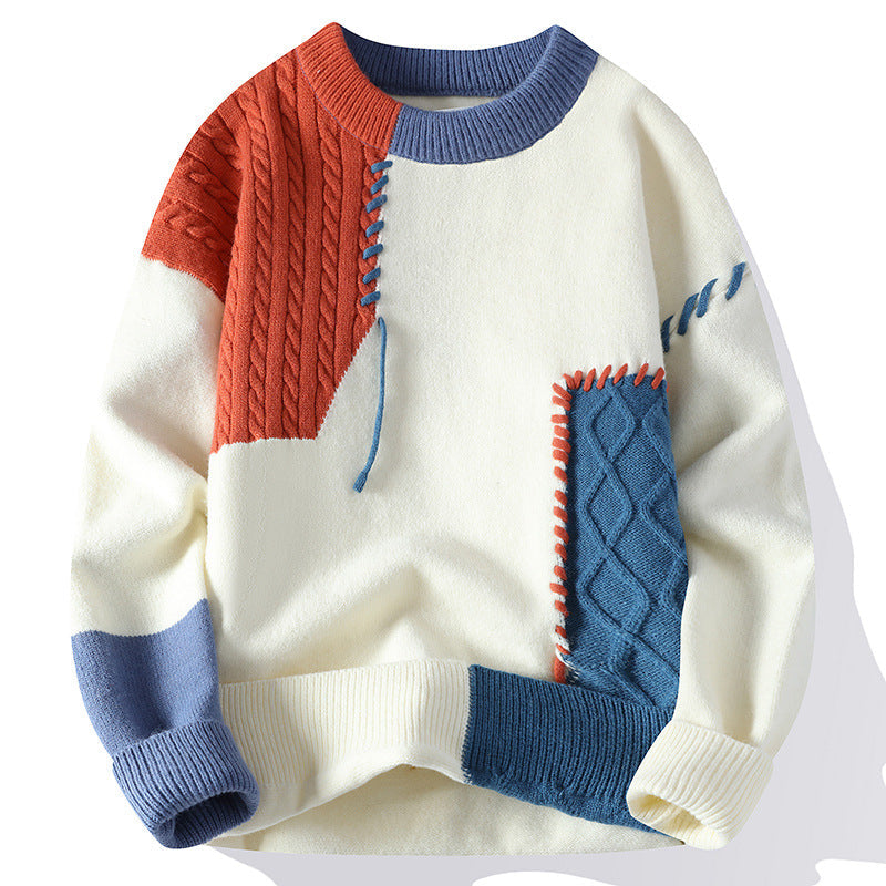 Jayce - Stilvoller, locker geschnittener Pullover mit Struktur für Herren
