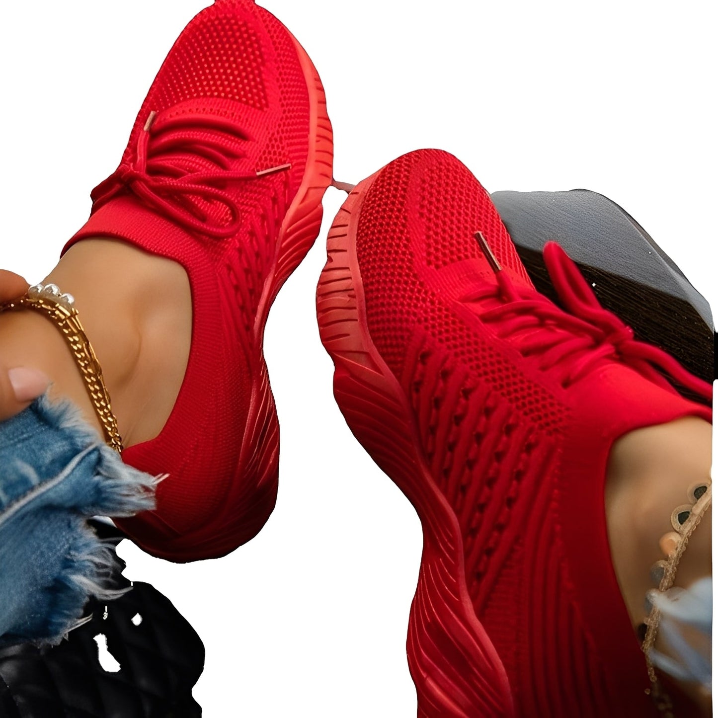 Axelle - Orthopädische Sneaker aus Strick für Damen