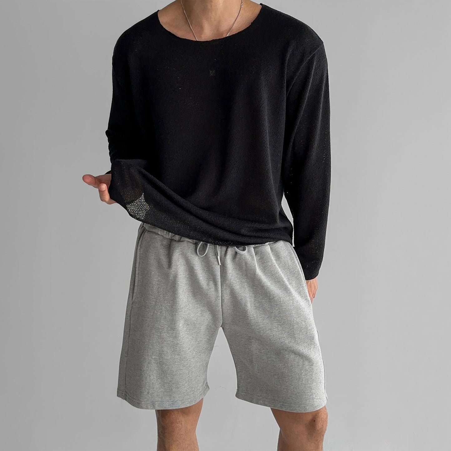 Carter - Bequemes Strickshirt mit langen Ärmeln für Männer