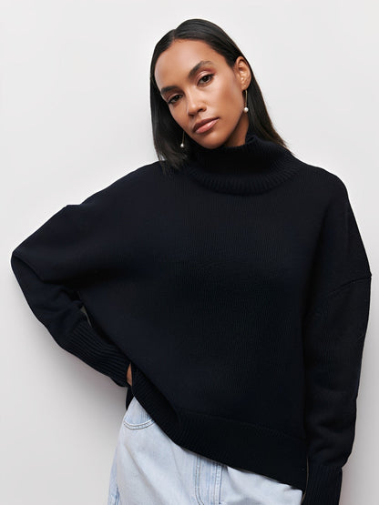Marva - Eleganter Damenrollkragenpullover, der wärmt