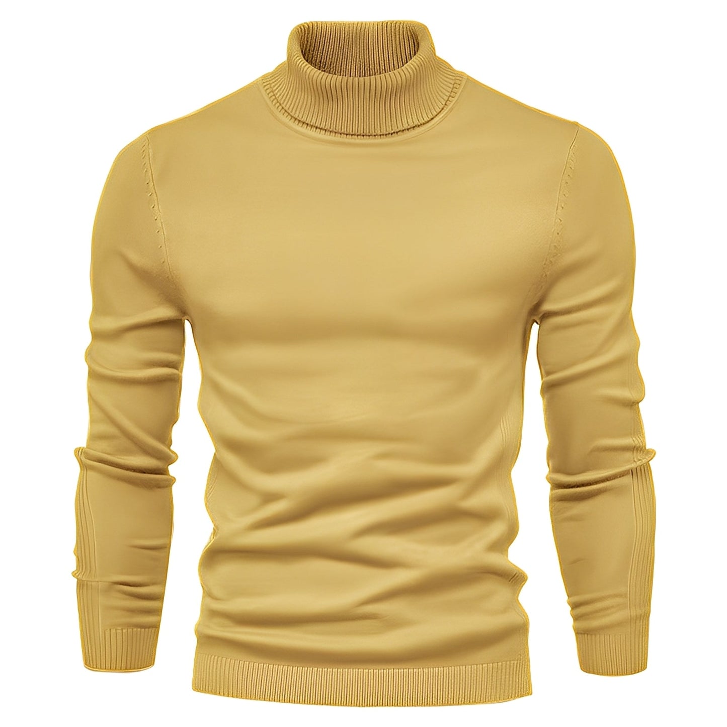 Evans - Herren-Rollkragenpullover, leicht und schmal geschnitten
