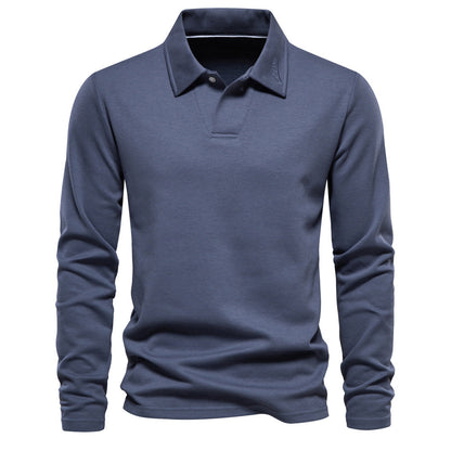 Elvin - Herren Langarm-Poloshirt: Klassisch und bequem